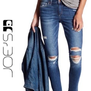 JOE’S JEANS➕THE ICON Mid Rise Skinny Distressed Jeans